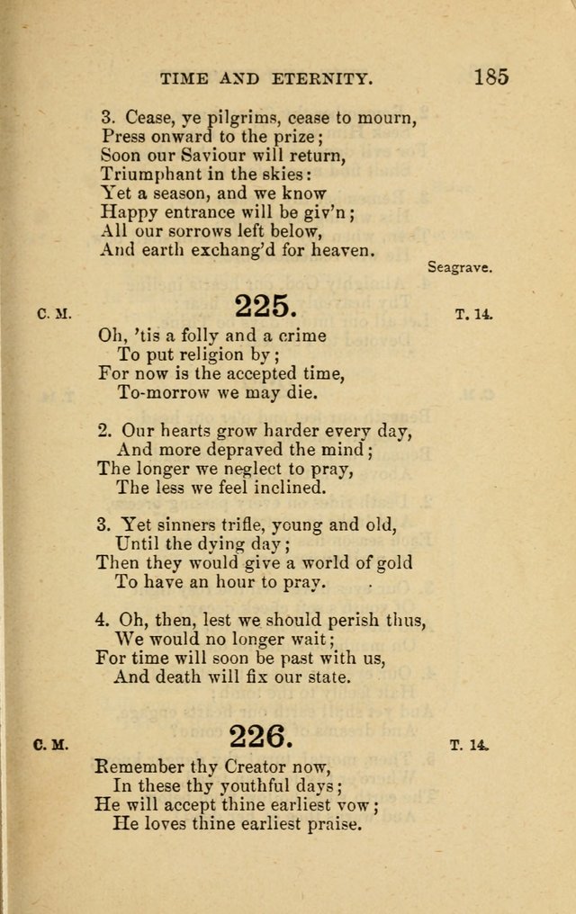 Offices of Worship and Hymns: principally for use in schools. with an appendix of tunes (2nd and rev. ed.) page 185