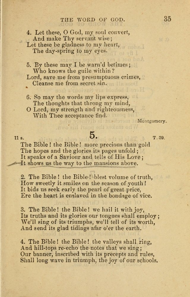 Offices of Worship and Hymns: principally for use in schools. with an appendix of tunes (2nd and rev. ed.) page 35