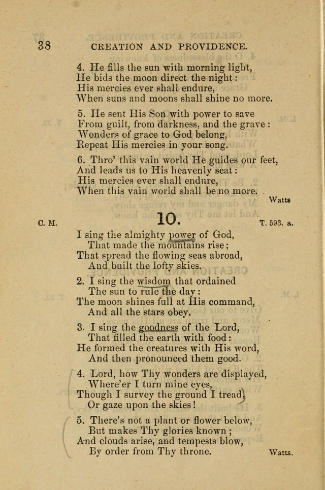 Offices of Worship and Hymns: principally for use in schools. with an appendix of tunes (2nd and rev. ed.) page 38