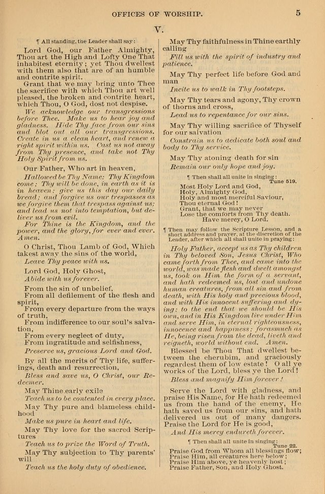 Offices of Worship and Hymns: with tunes, 3rd ed., revised and enlarged page 44