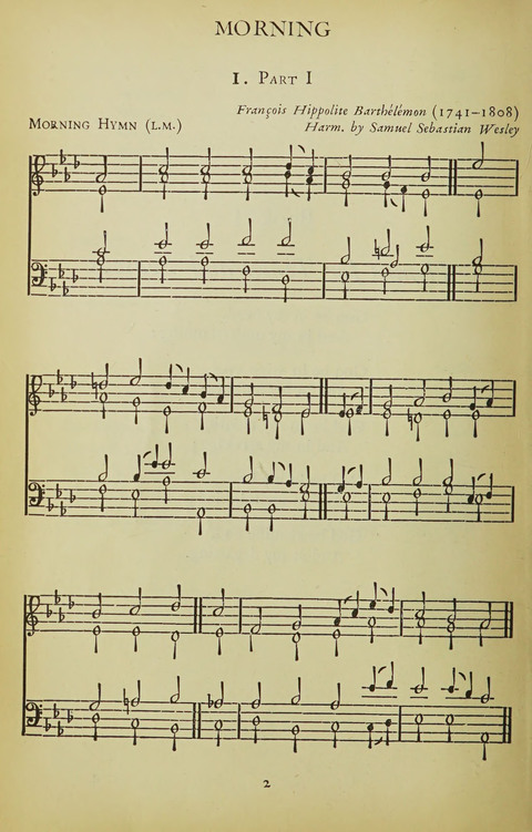 The Oxford Hymn Book page 1