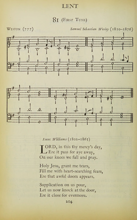 The Oxford Hymn Book page 203