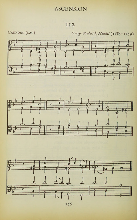 The Oxford Hymn Book page 275
