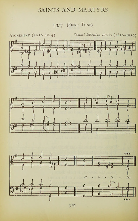 The Oxford Hymn Book page 309