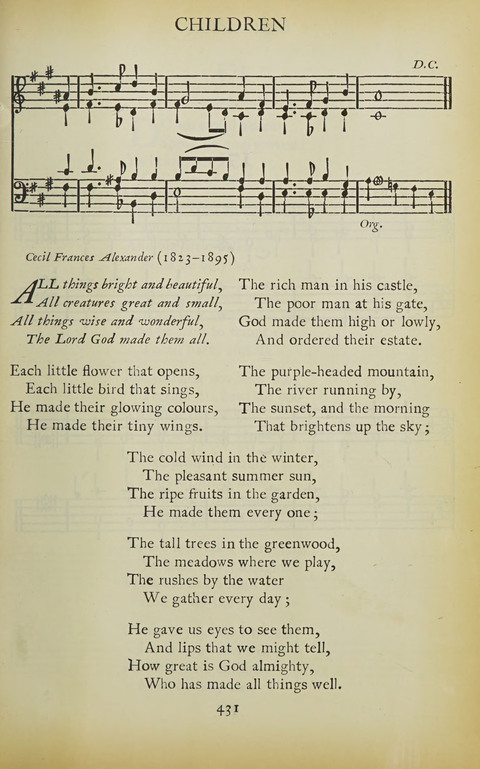 The Oxford Hymn Book page 430