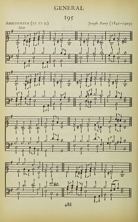 The Oxford Hymn Book page 487
