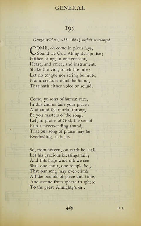The Oxford Hymn Book page 488