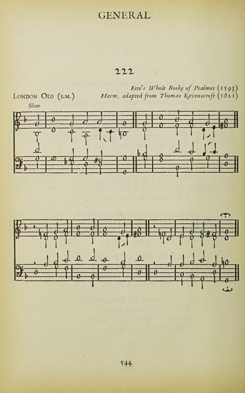 The Oxford Hymn Book page 543