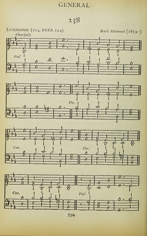 The Oxford Hymn Book page 593
