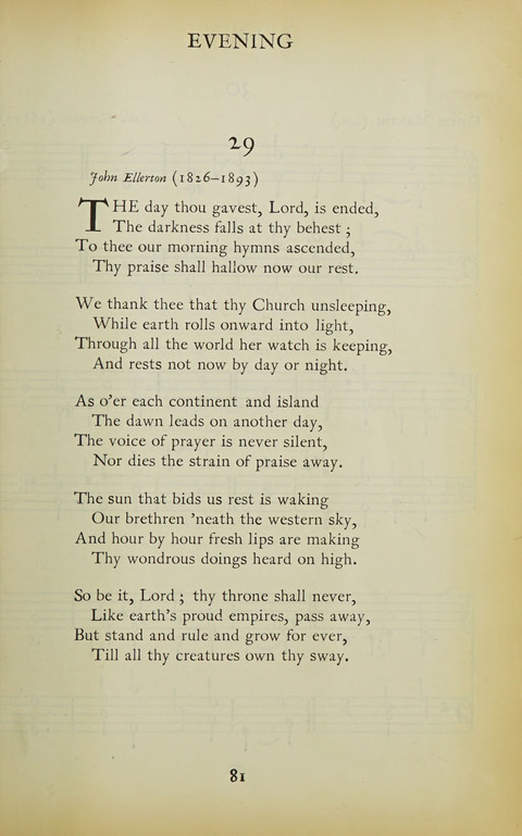 The Oxford Hymn Book page 80