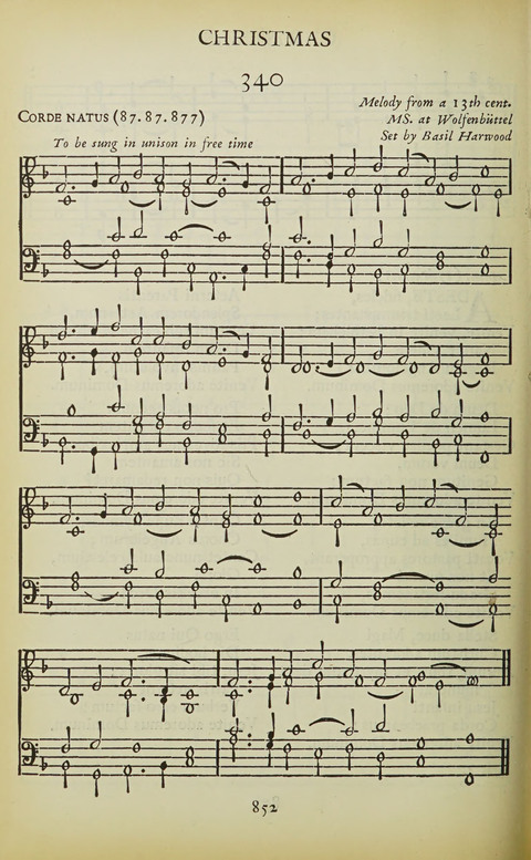 The Oxford Hymn Book page 851