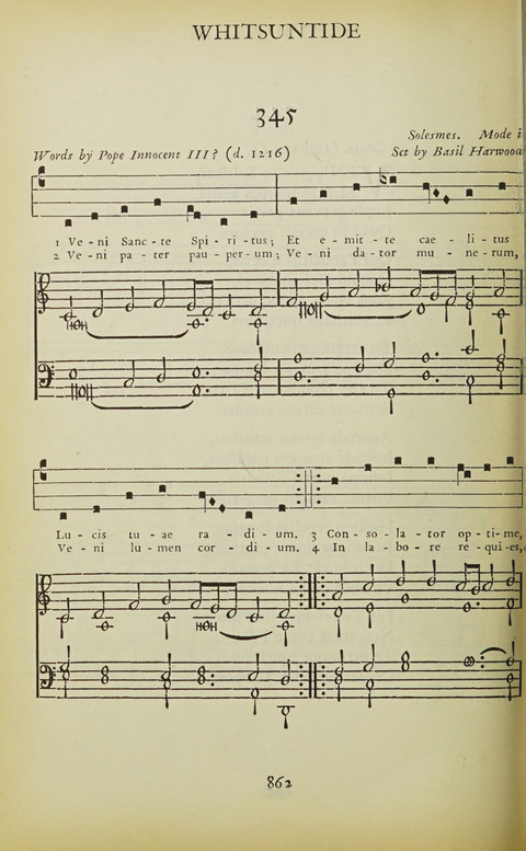 The Oxford Hymn Book page 861