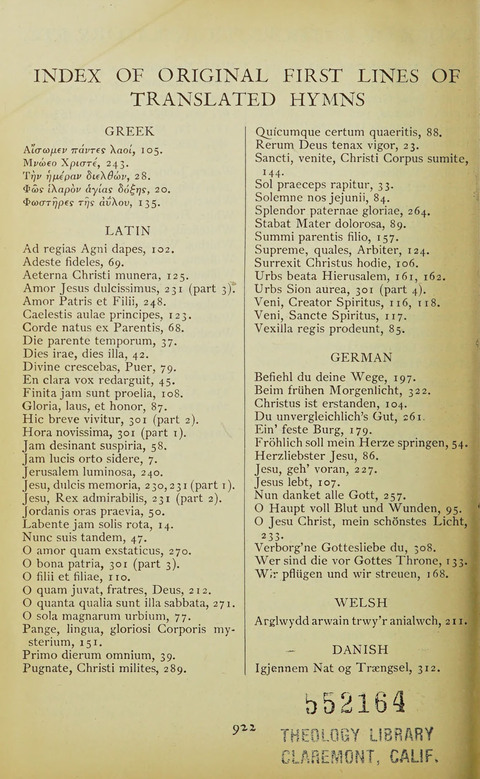 The Oxford Hymn Book page 921