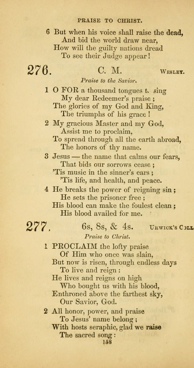 The Psalmody: a collection of hymns for public and social worship page 225
