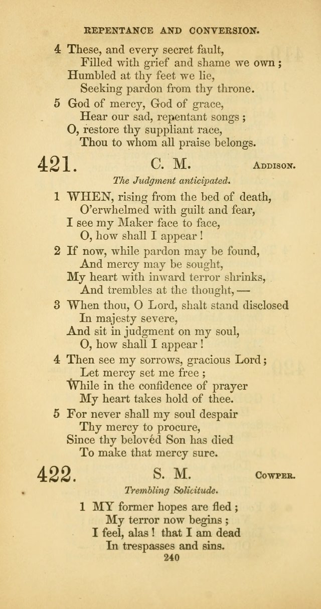 The Psalmody: a collection of hymns for public and social worship page 307