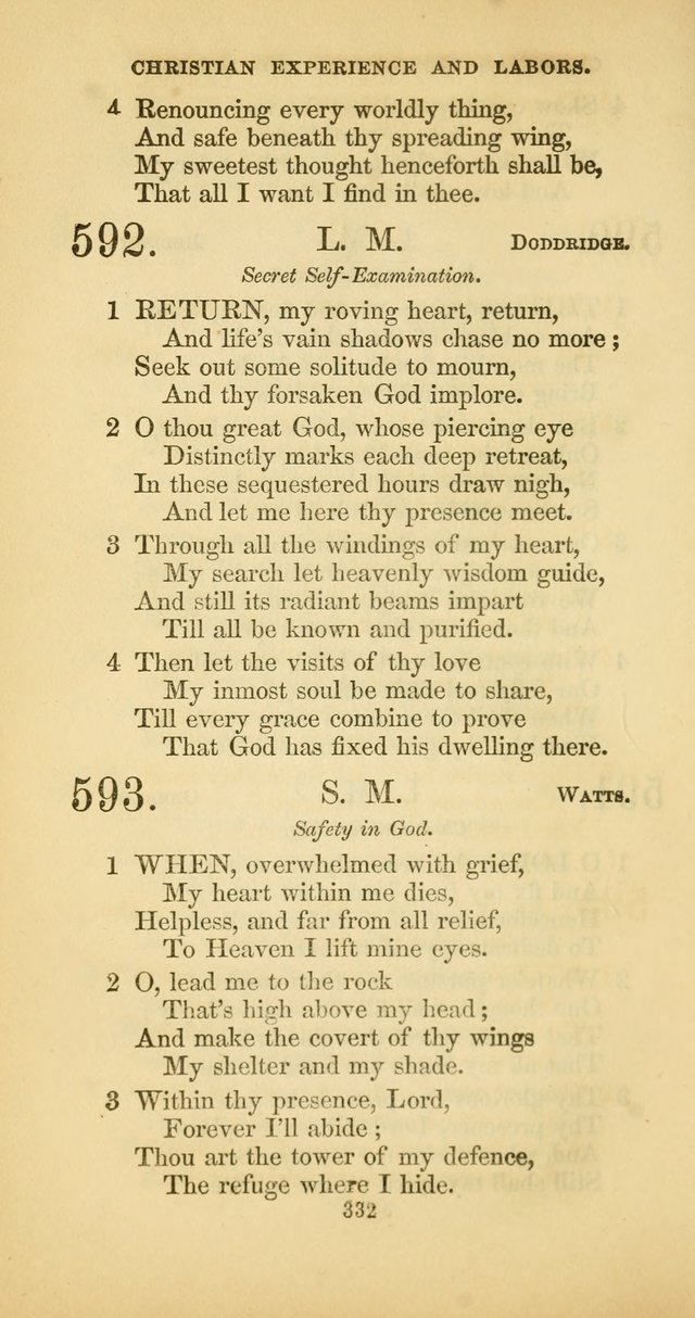 The Psalmody: a collection of hymns for public and social worship page 399