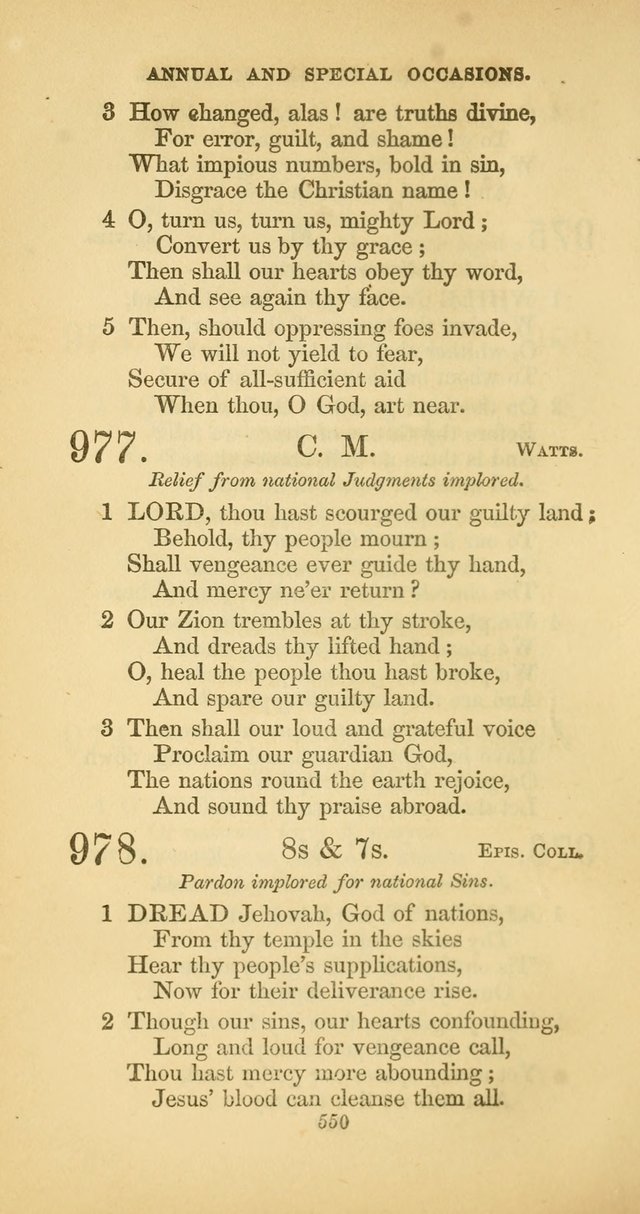 The Psalmody: a collection of hymns for public and social worship page 617