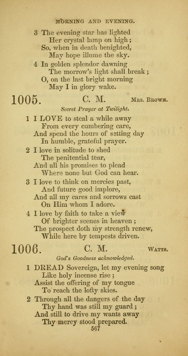 The Psalmody: a collection of hymns for public and social worship page 634