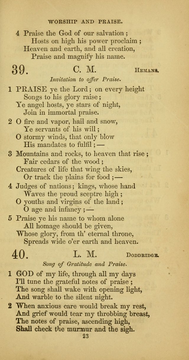 The Psalmody: a collection of hymns for public and social worship page 90