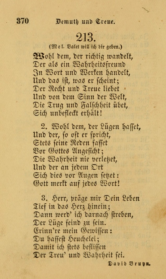 Die Pilgerharfe: eine sammlung evangelischer lieder, für den Gebrauch gläubig getauster Christen und der Gemeinden des Herrn in Nordamerika page 370