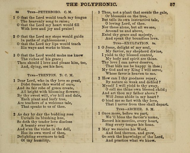 The Polyphonic; or Juvenile Choralist; containing a great variety of music and hymns, both new & old, designed for schools and youth page 56
