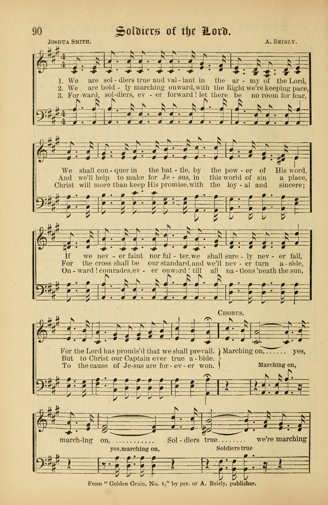 The Peacemaker: a collection of sacred songs and hymns for use in all services of the church, Sunday-school, home circle, and all kinds of evangelistic work page 90