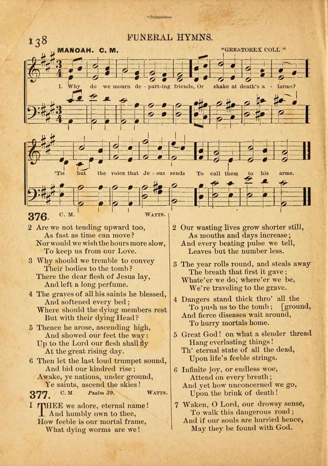 The Primitive Baptist Hymnal: a choice collection of hymns and tunes of early and late composition page 138
