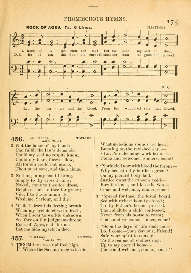 The Primitive Baptist Hymnal: a choice collection of hymns and tunes of early and late composition page 175