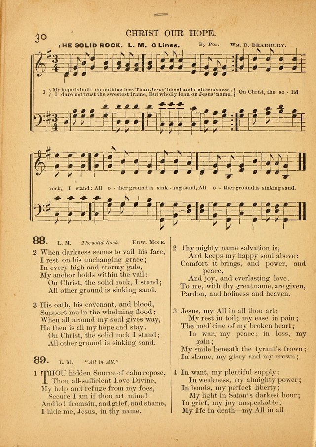 The Primitive Baptist Hymnal: a choice collection of hymns and tunes of early and late composition page 30