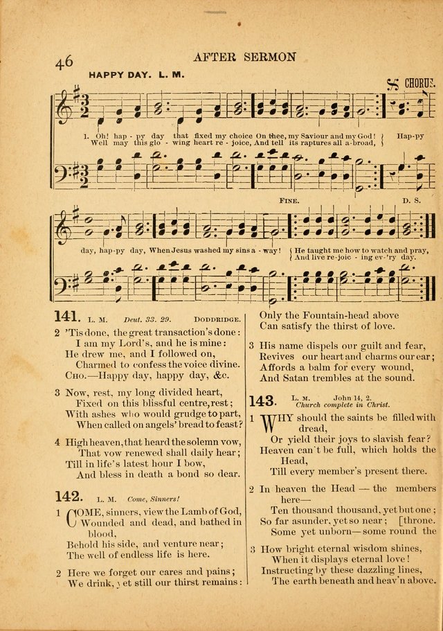 The Primitive Baptist Hymnal: a choice collection of hymns and tunes of early and late composition page 46