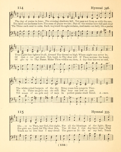 Prayer Book and Hymnal for the Sunday School page 134