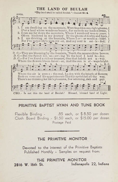 Primitive Baptist Hymn and Tune Book page 290
