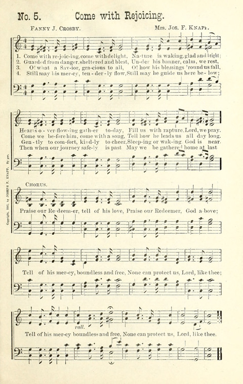 Perlen und Blüthen: Liederbuch zum Gebrauch in der Deutsch-Amerikanischen Sonntags-Schule page 195