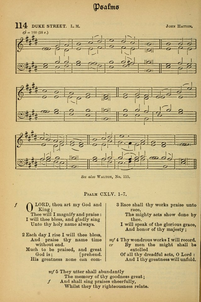 The Presbyterian Book of Praise: approved and commended by the General Assembly of the Presbyterian Church in Canada; With tunes; Part I. Selections from the Psalter. Part II. The Hymnal, rev, and en. page 108