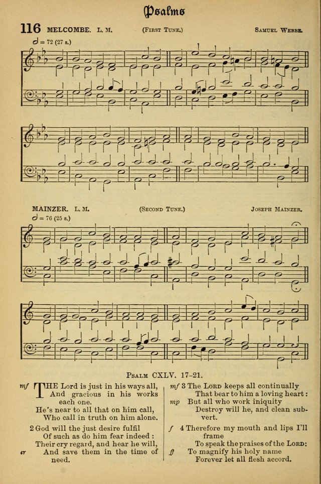 The Presbyterian Book of Praise: approved and commended by the General Assembly of the Presbyterian Church in Canada; With tunes; Part I. Selections from the Psalter. Part II. The Hymnal, rev, and en. page 110