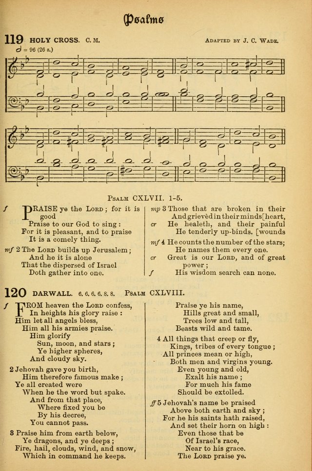 The Presbyterian Book of Praise: approved and commended by the General Assembly of the Presbyterian Church in Canada; With tunes; Part I. Selections from the Psalter. Part II. The Hymnal, rev, and en. page 113