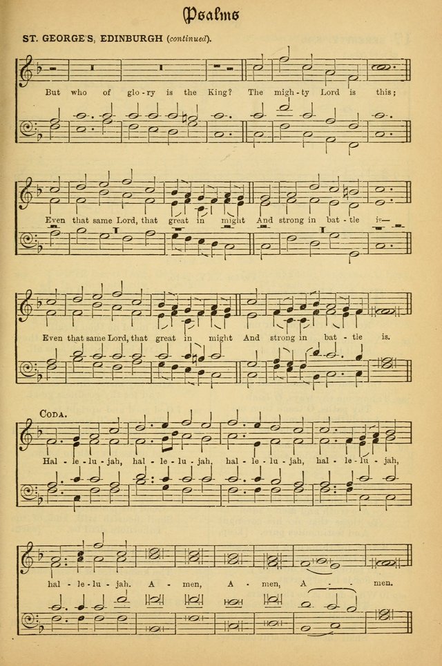 The Presbyterian Book of Praise: approved and commended by the General Assembly of the Presbyterian Church in Canada; With tunes; Part I. Selections from the Psalter. Part II. The Hymnal, rev, and en. page 17