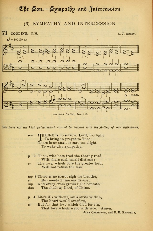 The Presbyterian Book of Praise: approved and commended by the General Assembly of the Presbyterian Church in Canada; With tunes; Part I. Selections from the Psalter. Part II. The Hymnal, rev, and en. page 191