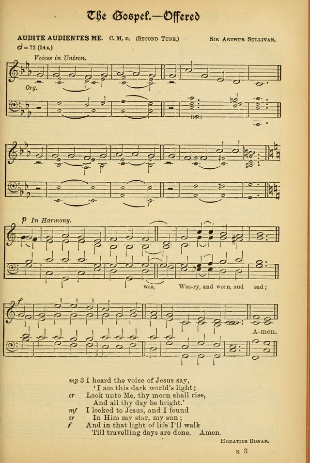 The Presbyterian Book of Praise: approved and commended by the General Assembly of the Presbyterian Church in Canada; With tunes; Part I. Selections from the Psalter. Part II. The Hymnal, rev, and en. page 257
