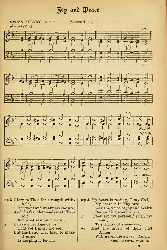 The Presbyterian Book of Praise: approved and commended by the General Assembly of the Presbyterian Church in Canada; With tunes; Part I. Selections from the Psalter. Part II. The Hymnal, rev, and en. page 313