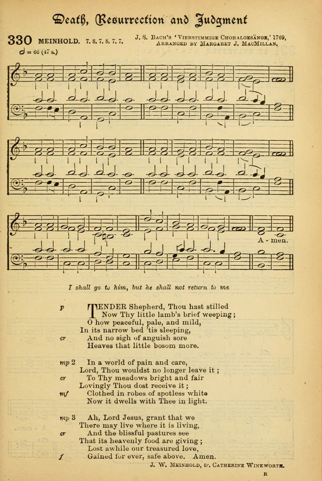 The Presbyterian Book of Praise: approved and commended by the General Assembly of the Presbyterian Church in Canada; With tunes; Part I. Selections from the Psalter. Part II. The Hymnal, rev, and en. page 475