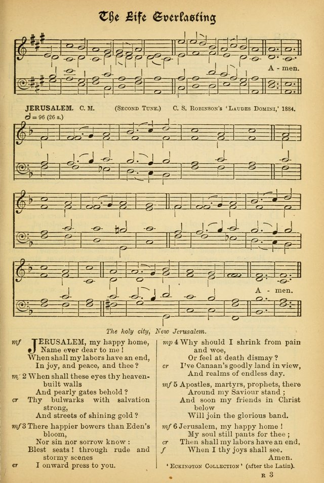 The Presbyterian Book of Praise: approved and commended by the General Assembly of the Presbyterian Church in Canada; With tunes; Part I. Selections from the Psalter. Part II. The Hymnal, rev, and en. page 481