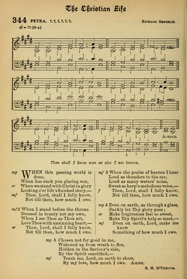 The Presbyterian Book of Praise: approved and commended by the General Assembly of the Presbyterian Church in Canada; With tunes; Part I. Selections from the Psalter. Part II. The Hymnal, rev, and en. page 494