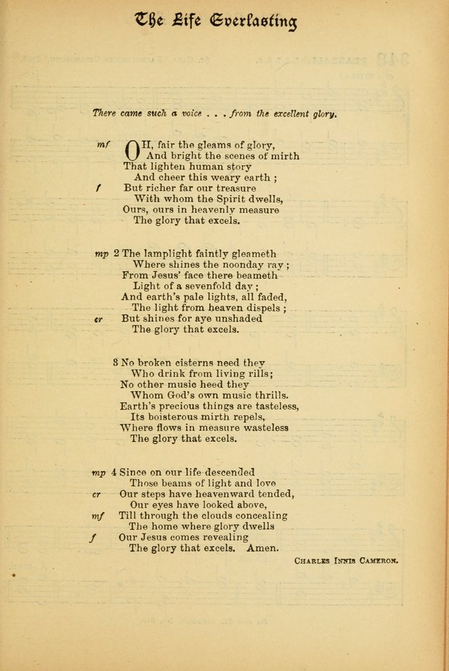 The Presbyterian Book of Praise: approved and commended by the General Assembly of the Presbyterian Church in Canada; With tunes; Part I. Selections from the Psalter. Part II. The Hymnal, rev, and en. page 499