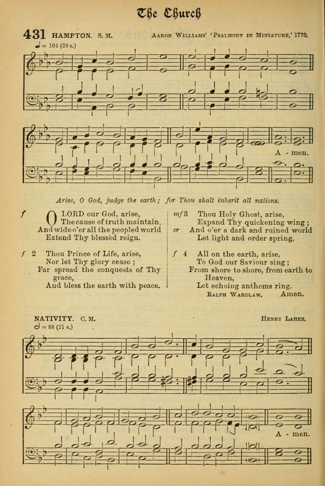 The Presbyterian Book of Praise: approved and commended by the General Assembly of the Presbyterian Church in Canada; With tunes; Part I. Selections from the Psalter. Part II. The Hymnal, rev, and en. page 596