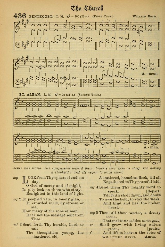 The Presbyterian Book of Praise: approved and commended by the General Assembly of the Presbyterian Church in Canada; With tunes; Part I. Selections from the Psalter. Part II. The Hymnal, rev, and en. page 600
