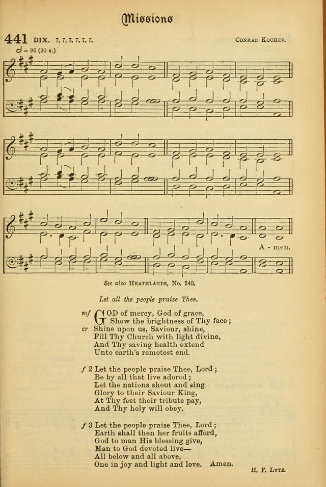 The Presbyterian Book of Praise: approved and commended by the General Assembly of the Presbyterian Church in Canada; With tunes; Part I. Selections from the Psalter. Part II. The Hymnal, rev, and en. page 605