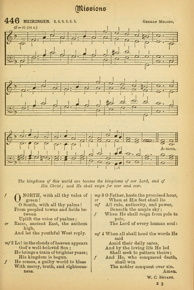 The Presbyterian Book of Praise: approved and commended by the General Assembly of the Presbyterian Church in Canada; With tunes; Part I. Selections from the Psalter. Part II. The Hymnal, rev, and en. page 611