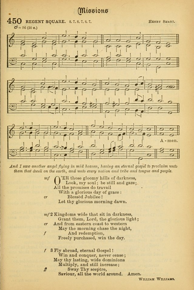 The Presbyterian Book of Praise: approved and commended by the General Assembly of the Presbyterian Church in Canada; With tunes; Part I. Selections from the Psalter. Part II. The Hymnal, rev, and en. page 615