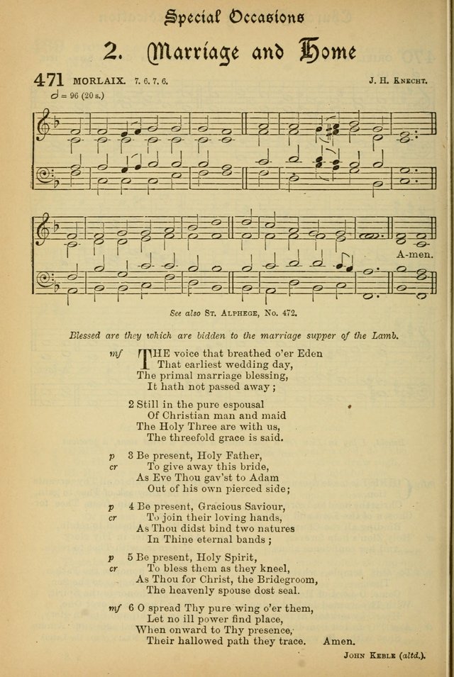 The Presbyterian Book of Praise: approved and commended by the General Assembly of the Presbyterian Church in Canada; With tunes; Part I. Selections from the Psalter. Part II. The Hymnal, rev, and en. page 644